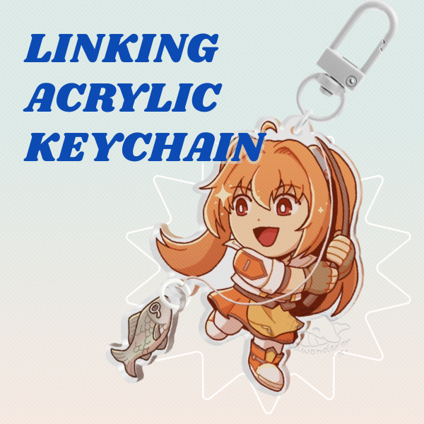 Estelle Fishing Keychain