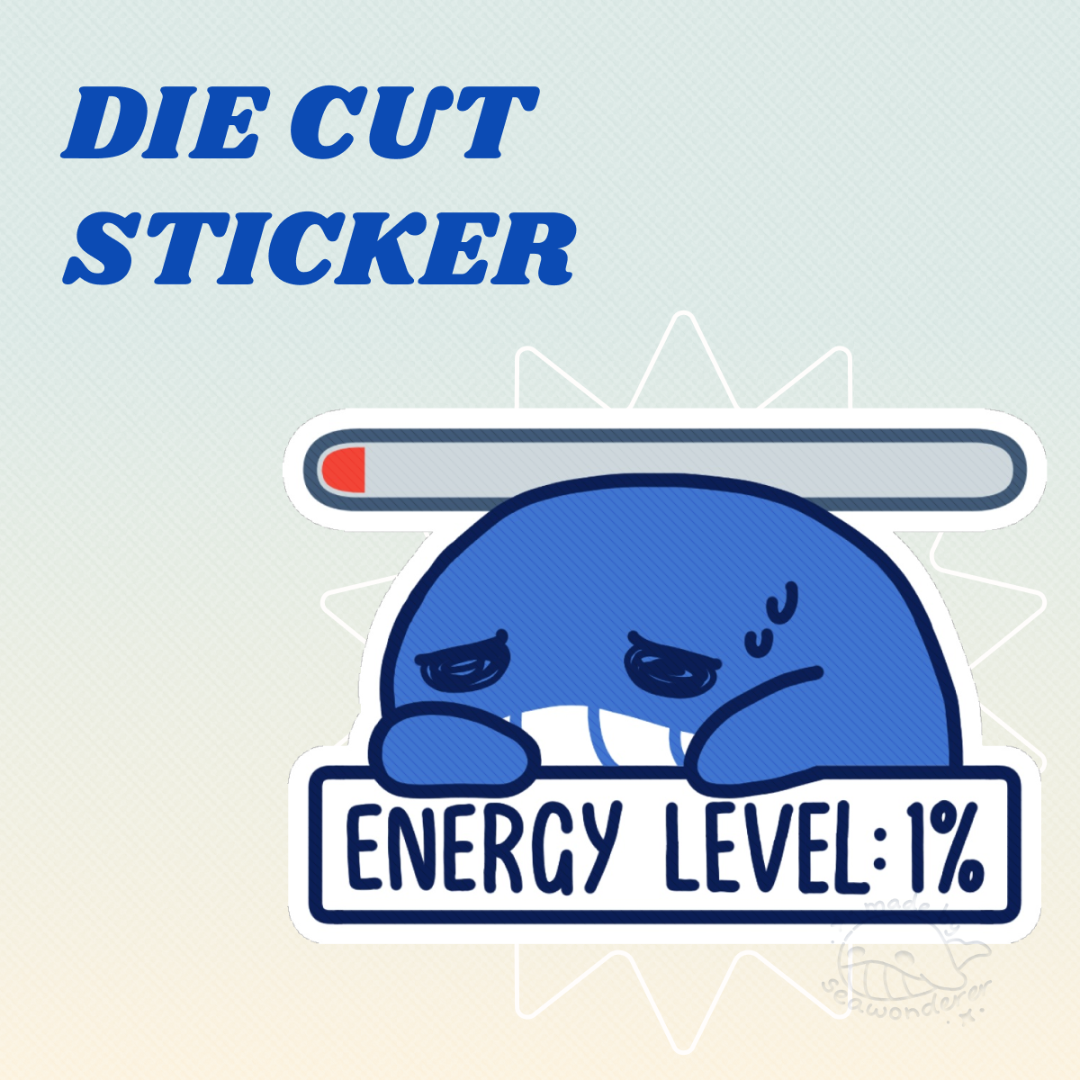 Seawonderer 1% Energy Sticker