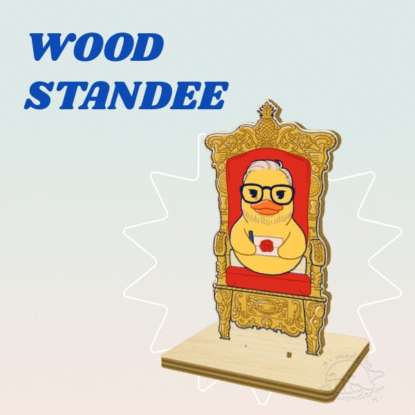 TM Duck Greg Wood Standee
