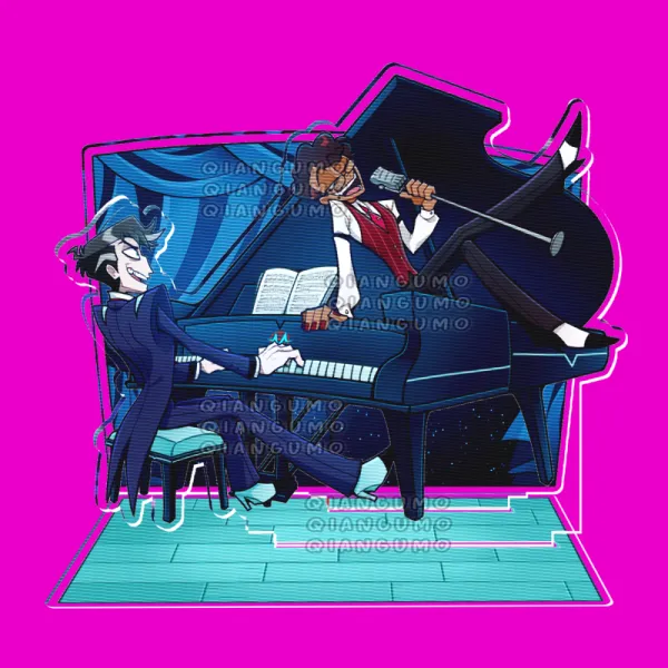 Hazbin Hotel Murdermedia Piano Acrylic Standee (Vincent's Version)