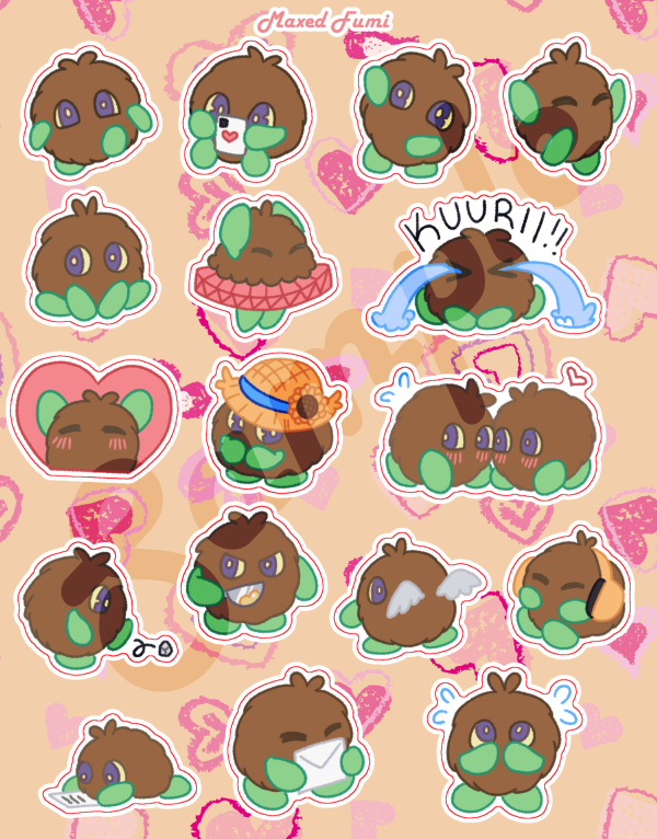 Kurikuri - Sticker Sheet