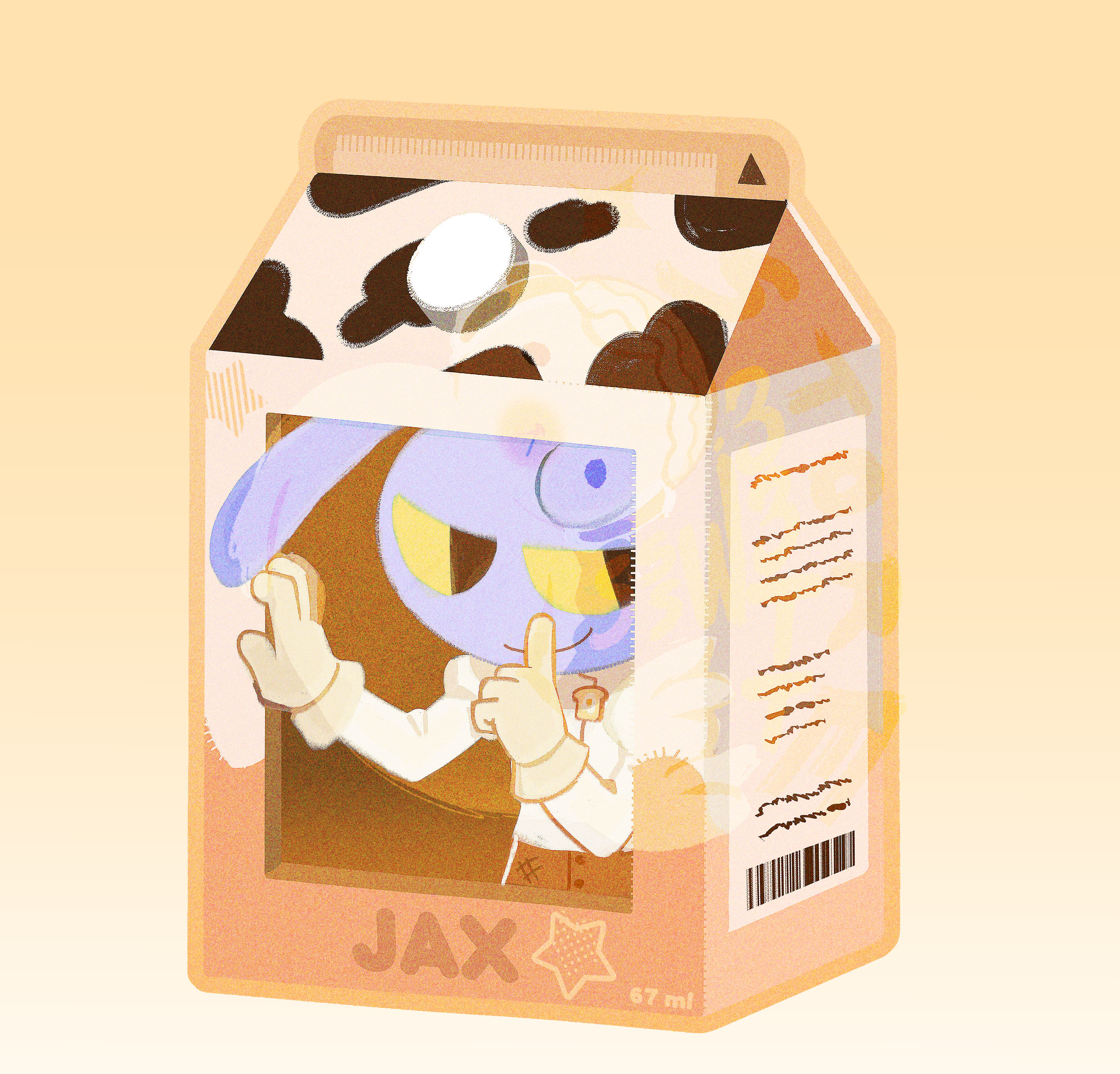 Milk Carton Badge Jax