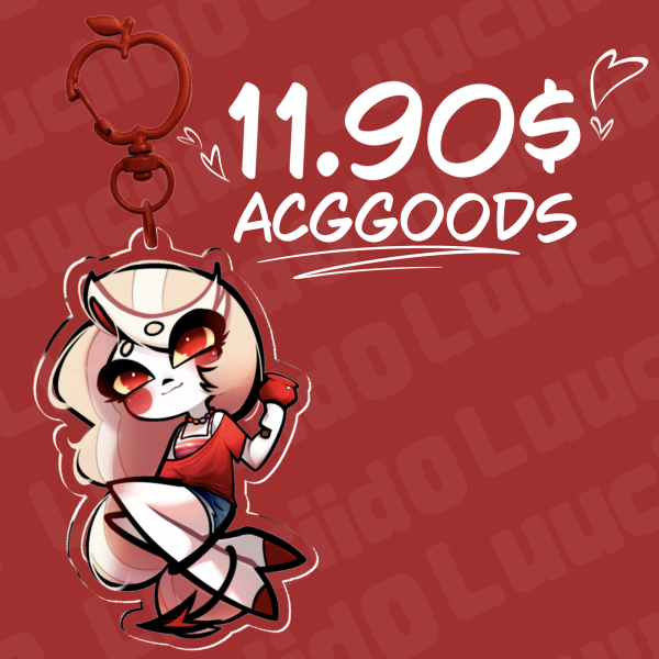 Charlie Morningstar keychain 🍎