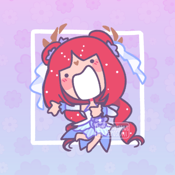 Silly Nilou Acrylic Phone Charm :]