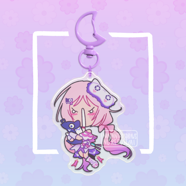 Silly Citlali || Epoxy Clear Acrylic Keychain