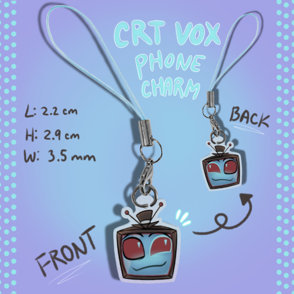 CRT Vox Phone Charm/Keychain