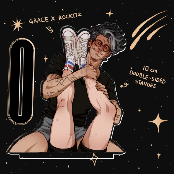 Rocktiz Clear Acrylic Standee