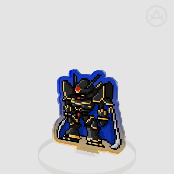 Fanart Series - Digimon Pixel Sprites Alphamon Standee