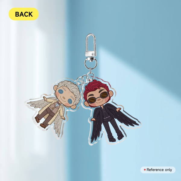Good omens Acrylic 2-Piece Keychain