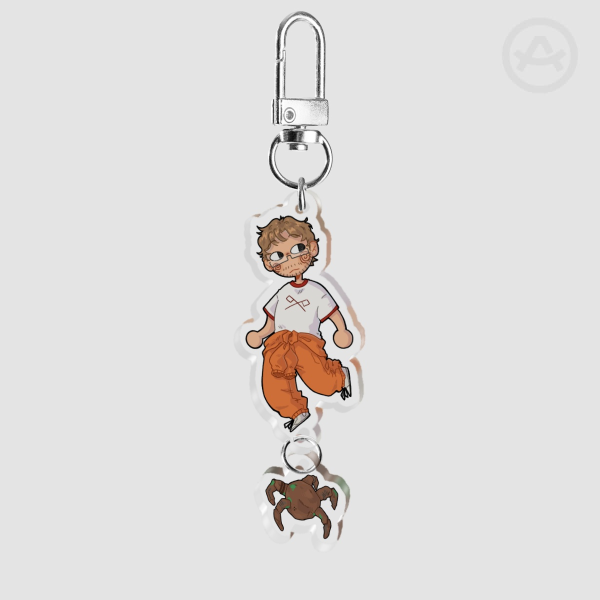 Grace and Rocky Keychain