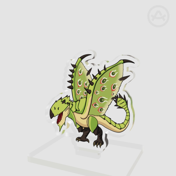 Fanart Series - Monster Hunter Stylized Mons Rathian Standee