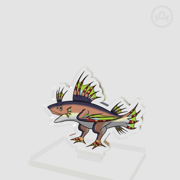 Fanart Series - Monster Hunter Stylized Mons Plesioth Standee