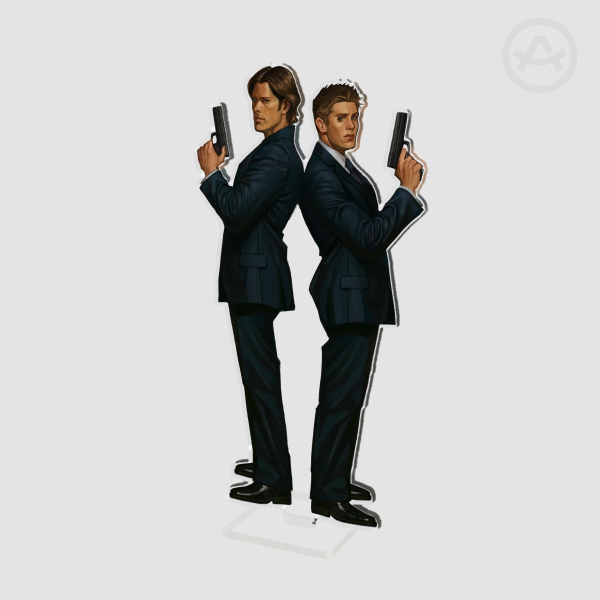Sam and Dean Clear Acrylic Standees