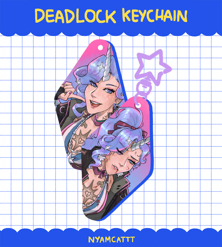 Celeste Deadlock Keychain