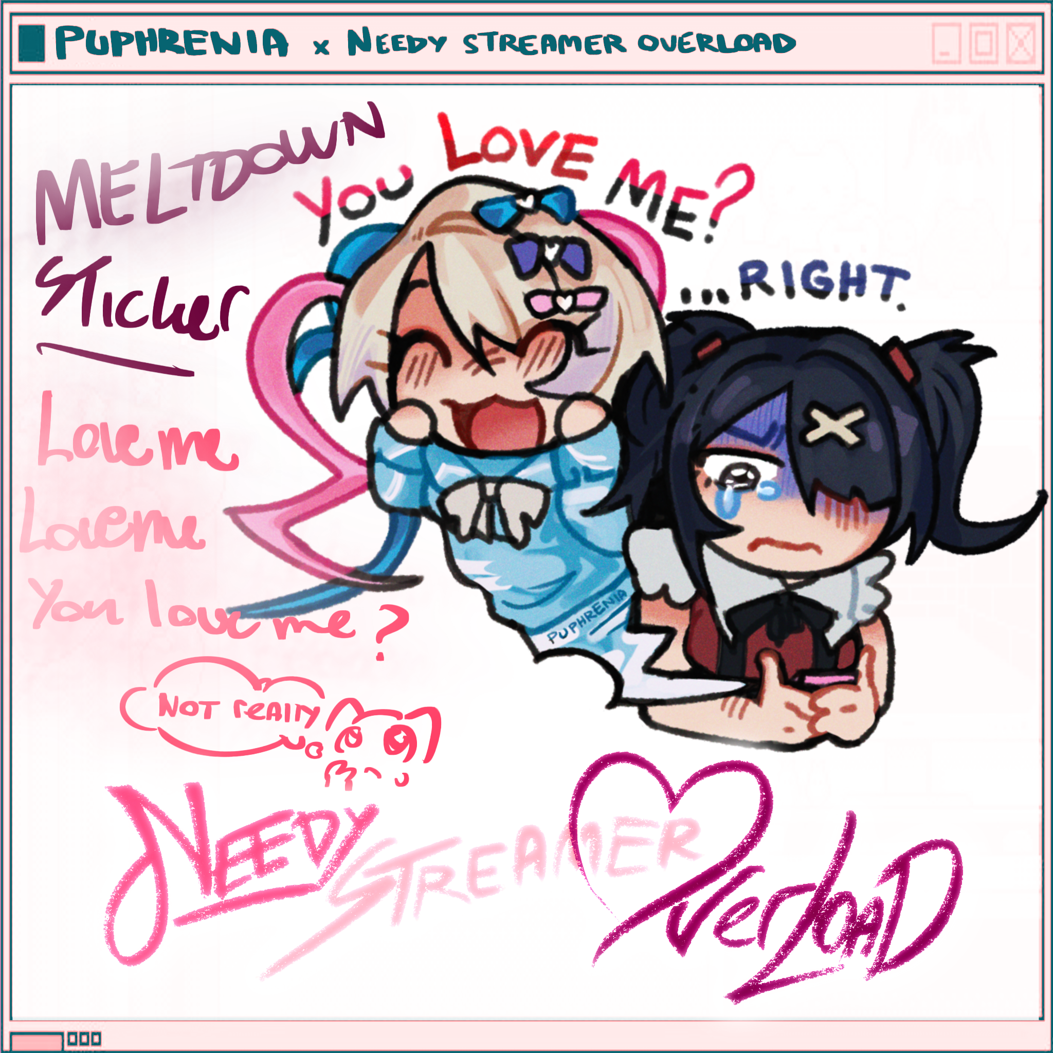 Texting Meltdown! — Sticker