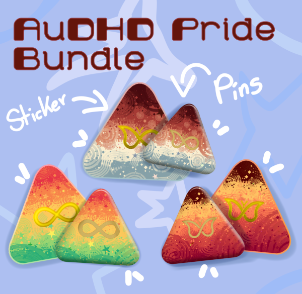 AuDHD Pride Flag Bundle - Disability Pride Month