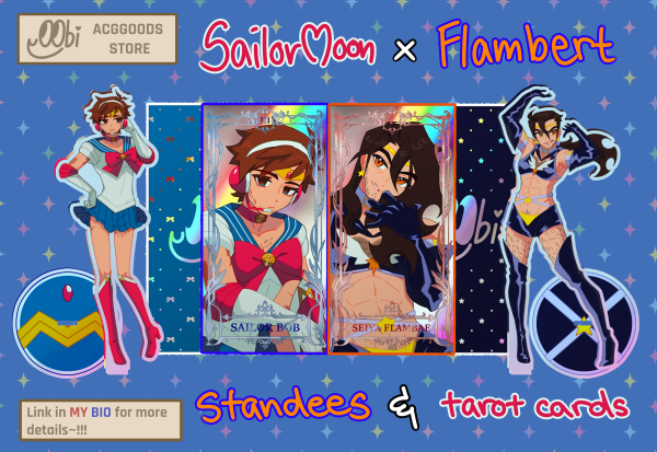 FLAMBAE x ROBERT DISPATCH [Seiya x Sailor Standee Set]