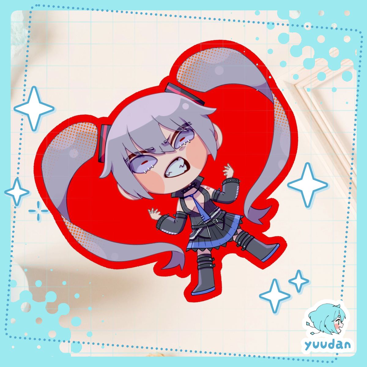 Hagane Miku 2.5" Sticker [Fanmerch]