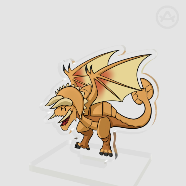 Fanart Series - Monster Hunter Stylized Mons Diablos Standee