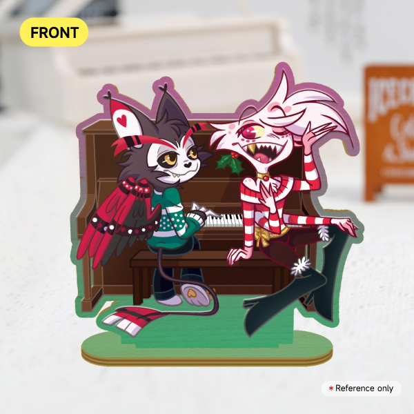 Holiday Huskerdust Wooden Standee