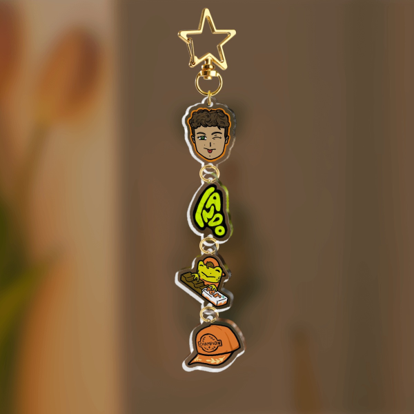 Lando Norris Connection Acrylic Keychain