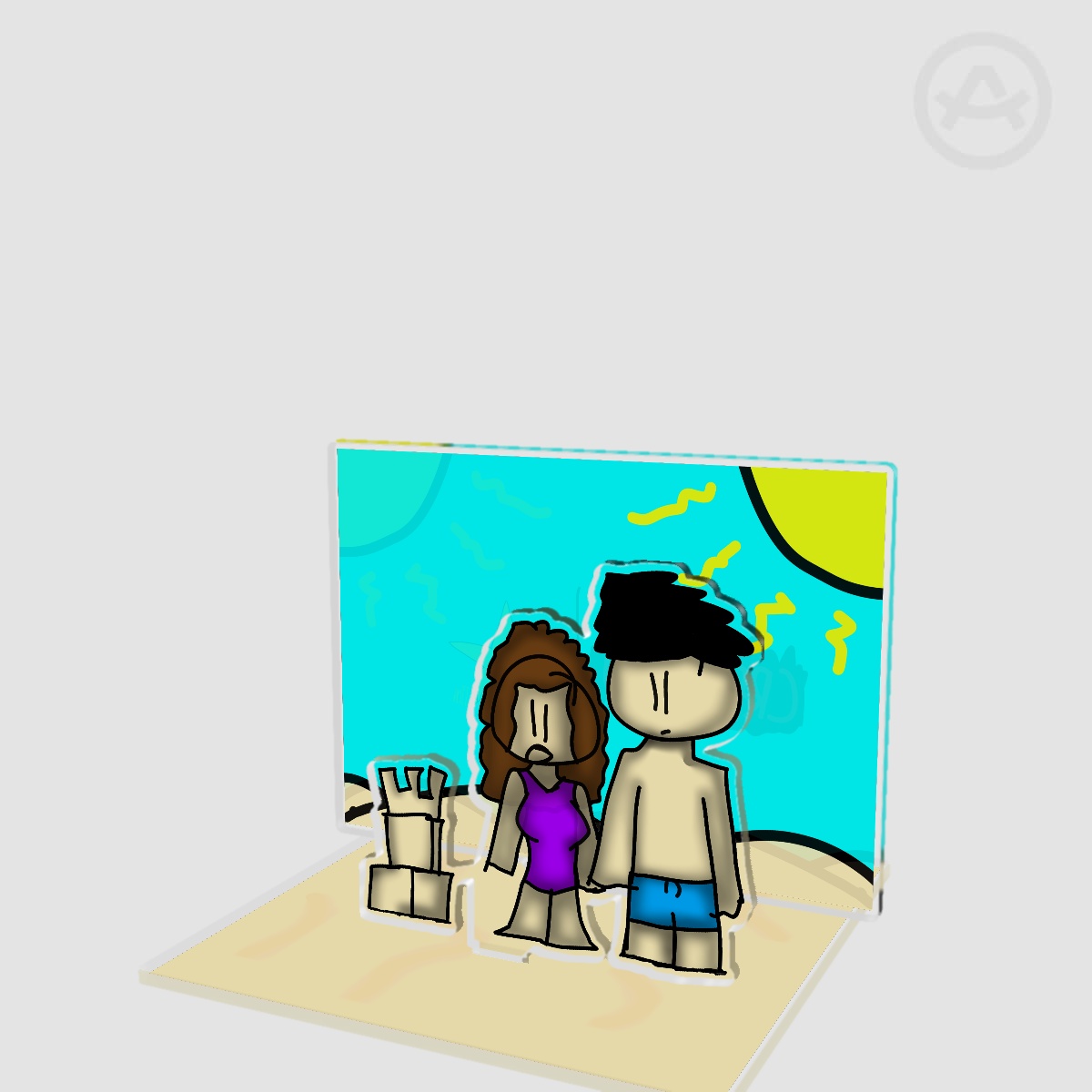 CREATION LUCY AND JESSIE BEACH STYLE