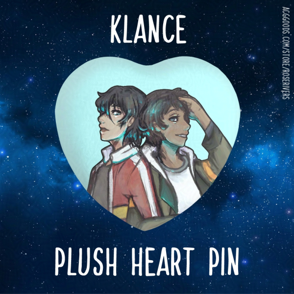 Klance - Plush Heart Pin