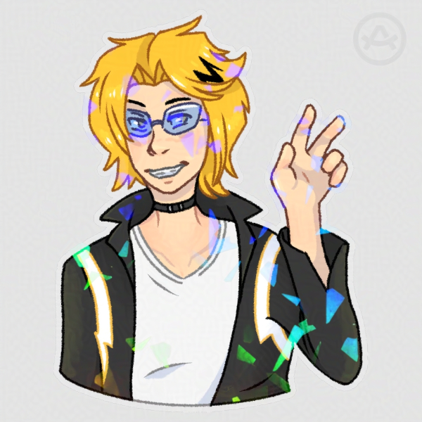 Chargebolt / Denki Kaminari - 3 Inch Holographic Sticker