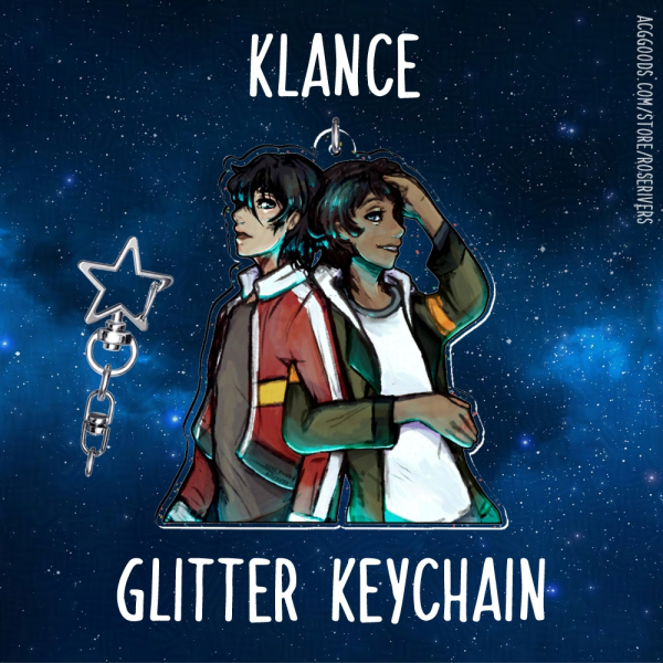 Klance Glitter - 7CM Glitter Keychain