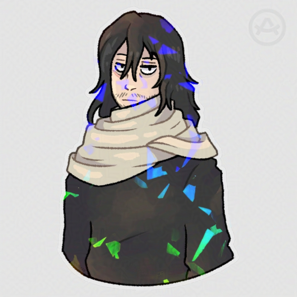Eraser Head / Aizawa Shota - 3 Inch Vinyl Sticker