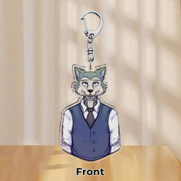 Beastars Wolf - 7CM Glitter Keychain
