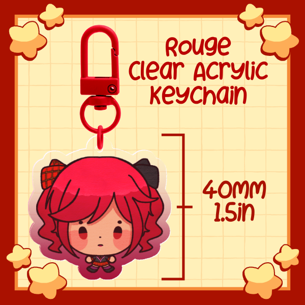 - Witch's Heart - Rouge Chibi Keychain