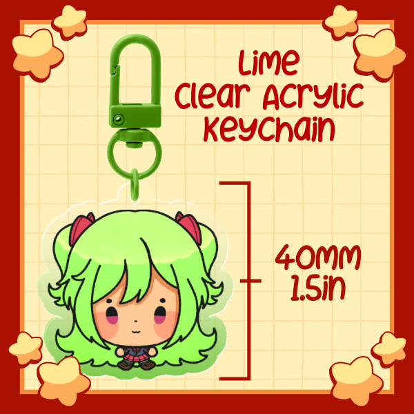 - Witch's Heart - Lime Chibi Keychain