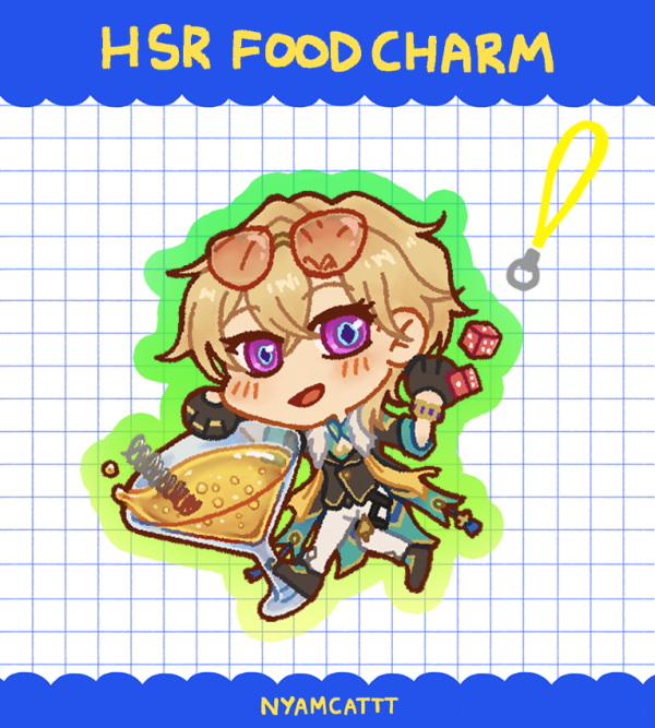 HSR Aventurine Food Charm