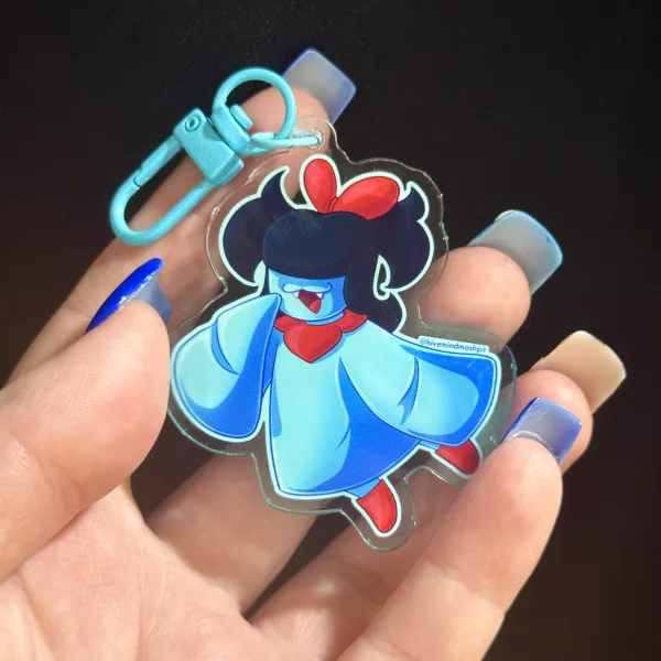 [ DELTARUNE ] Aqua - Keychain