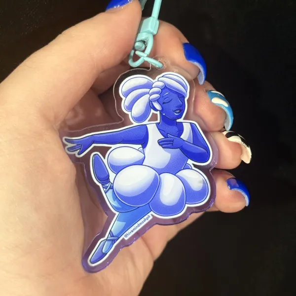[ DELTARUNE ] Blue - Keychain