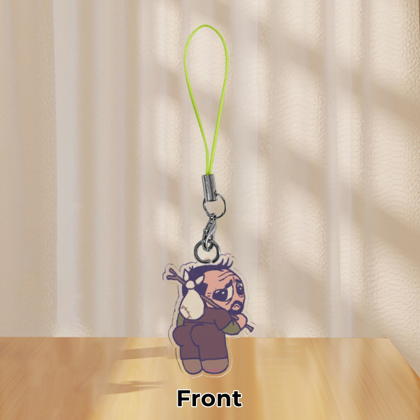 "Robby Sad Bum Leaving" phone charm