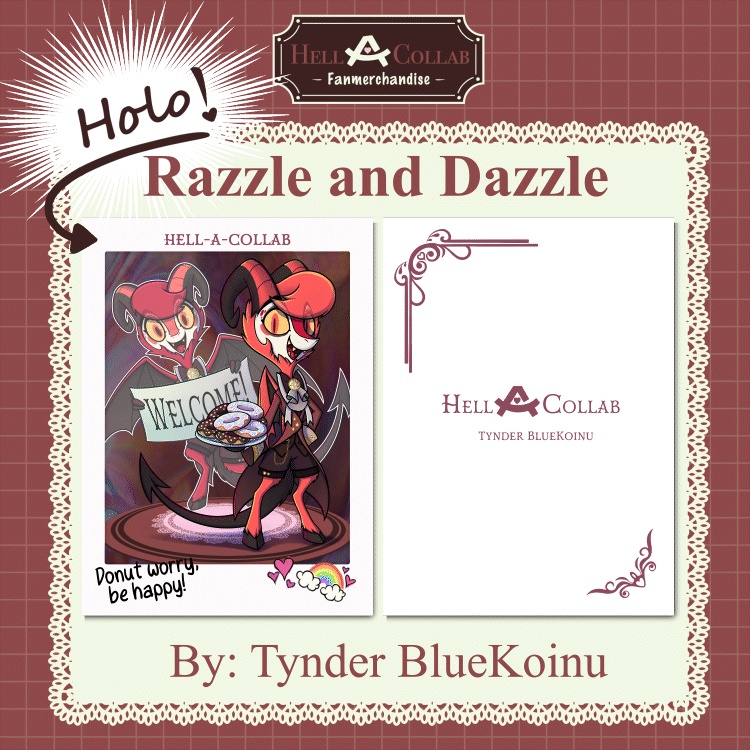 Razzle Dazzle • Photocard • Maid Cafe Hell-A-Collab
