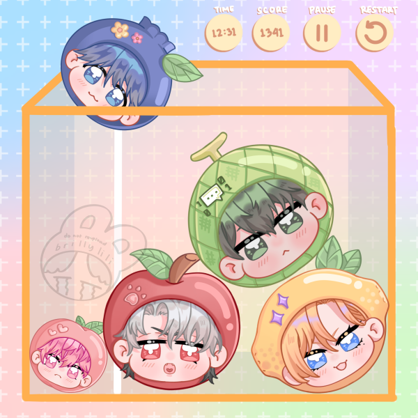 Plave Fruity Badge