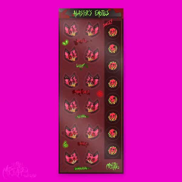 Alastor’s Emote Stickers