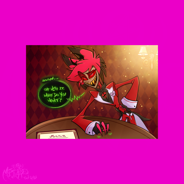 Alastor Butler Cafe Print