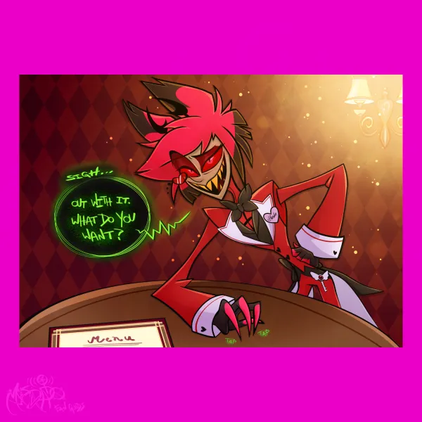 Alastor Butler Cafe Poster