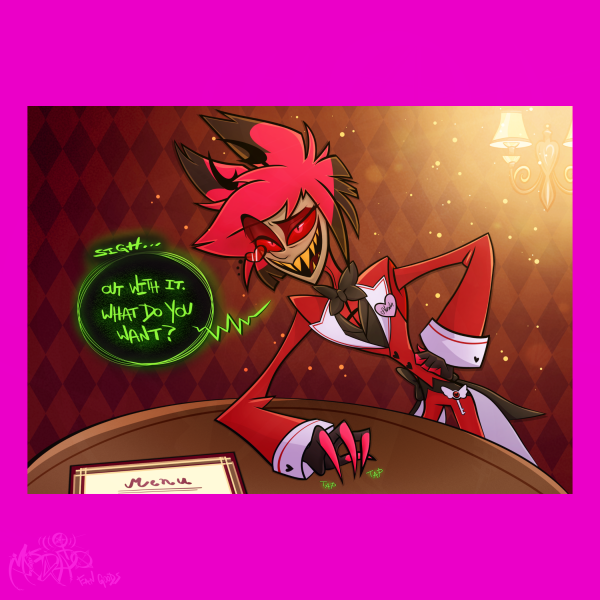 Alastor Butler Cafe Poster