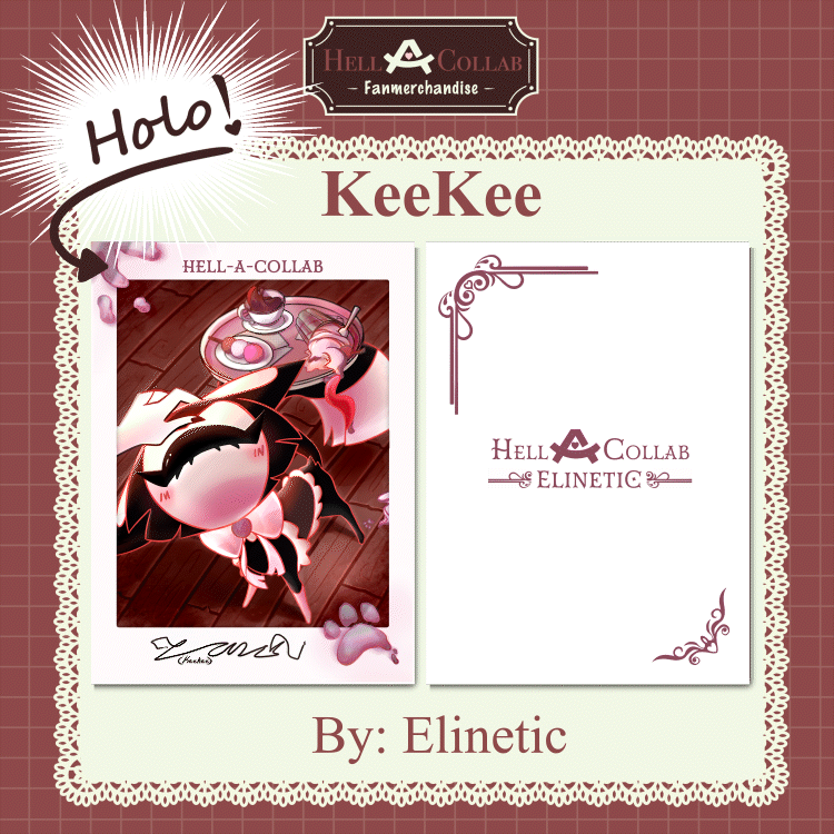 Keekee - Card - Maid Cafe Hell-a-collab