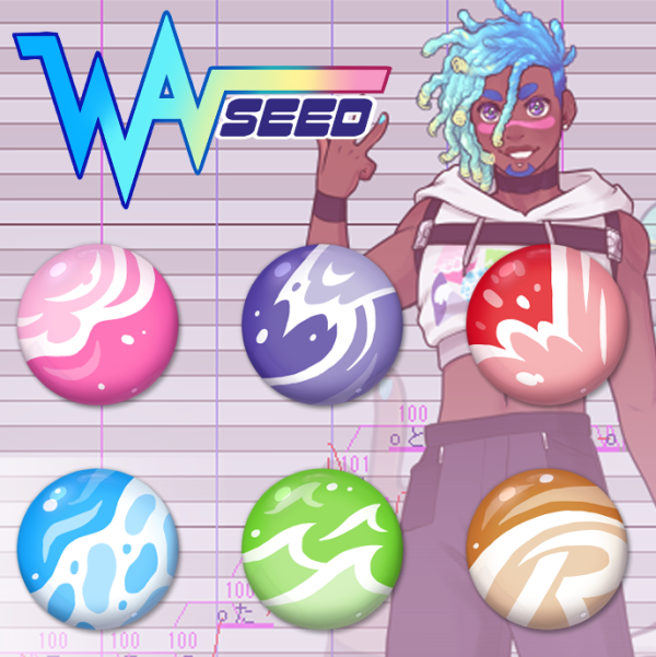 WavSEED Voicebank Pin Set