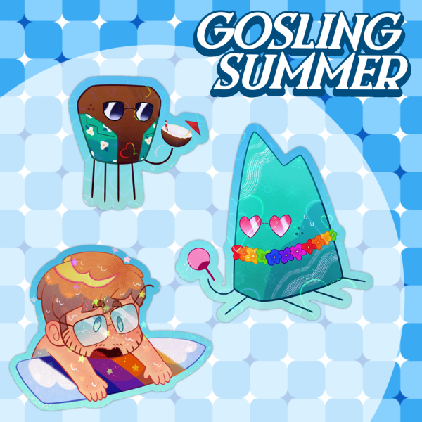 PHM - Ryland Grace, Rocky, and Adrien Summer Sticker Bundle