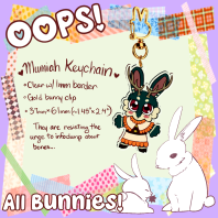 Mumiah Acrylic Keychain