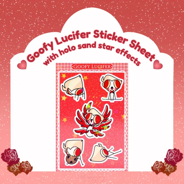 Goofy Lucifer || Sticker Sheet || HellaGoofy Series