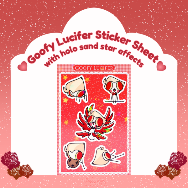 Goofy Lucifer || Sticker Sheet || HellaGoofy Series