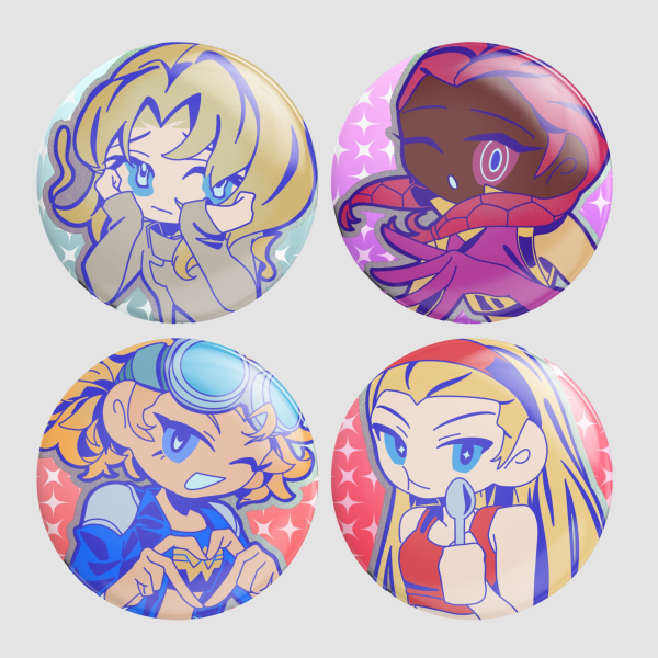 YJ98 Holo Badges - SET B